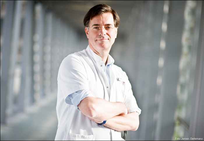dhr. prof. dr. J.A. Romijn, medewerker AMC, hoogleraar Inwendige Geneeskunde, foto Jeroen Oerlemans